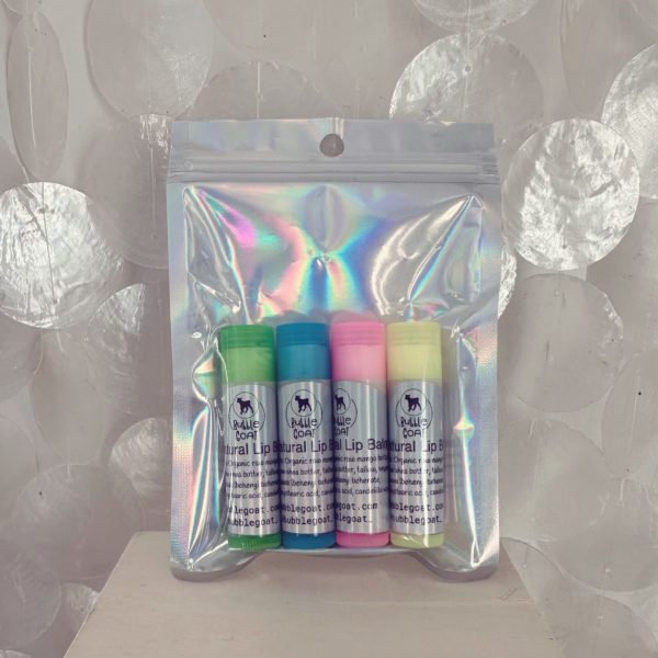 4 Pack All Natural Tangerine Lip Balm Sticks